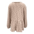 thumbnail image 6 of Tisuna Long Sleeve T-Shirts For Women Lightweight Solid Color Crewneck Tops Ladies Work Office Tees Size Xxl, 6 of 6