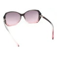 thumbnail image 4 of Womens Floral Jewel Hinge Dimensional Bevel Cut Butterfly Sunglasses Slate Pink, 4 of 4