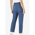 thumbnail image 2 of Woman Within Plus Size Petite Sport Knit Straight-Leg Pull-On Pants, 2 of 6
