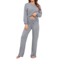 thumbnail image 1 of Ropa de estar por casa casual,Conjunto de pijamas para mujer Ropa de estar por casa de manga larga suave Conjunto de pijamas para mujer impulsado por el rendimiento, 1 of 7