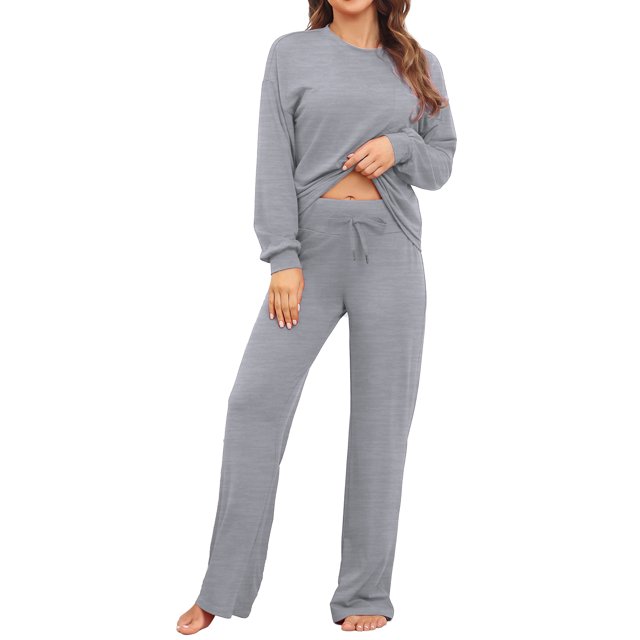 Ropa de estar por casa casual,Conjunto de pijamas para mujer Ropa de estar por casa de manga larga suave Conjunto de pijamas para mujer impulsado por el rendimiento