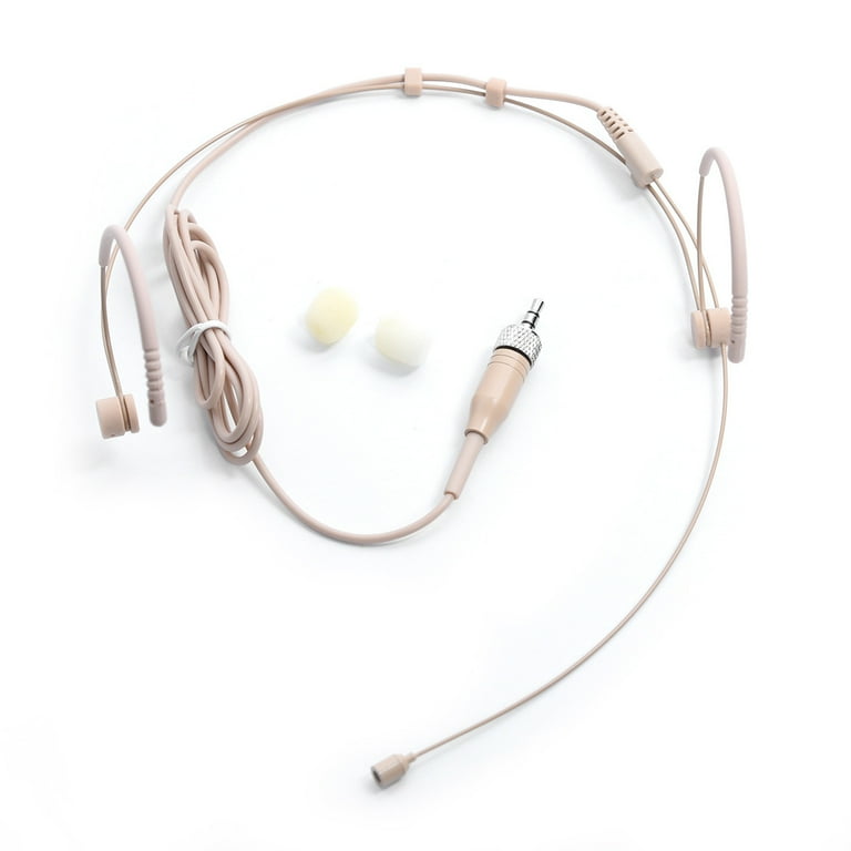 Double Earhook Headset Mic Headworn Microphone For Sennheiser