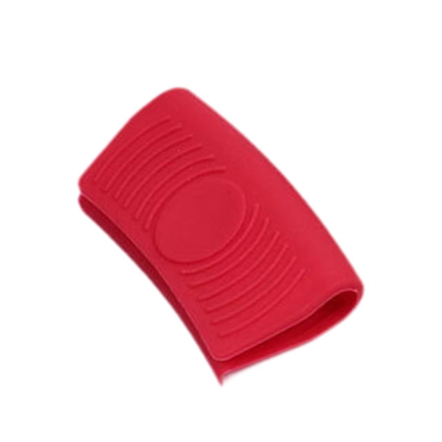 jifeng Pot Handle Cover Versatile Pot Pan Handle Holder for Restaurant Home Griddle Red
