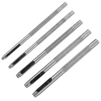 PAMINGONO Practical Design Hole Punch Set 5 Pcs Silver Steel