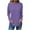 Purple tops for women, variant on HAPIMO Women's Loose Basic Tops Dressy Tunic Fashion Long Sleeve Tees Workout Regular Fitted Casual Round Neck Shirts Fall Solid Color Blouses Green L