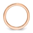 thumbnail image 2 of 14K Rose Gold Ring Band Eternity Diamond Square Polished 1ct Princess Channel Set , Size 9, 2 of 4