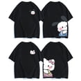 thumbnail image 1 of Camisetas de diseño de pareja de Hello Kitty de Sanrio para hombres y mujeres, lindas camisetas de Pochacco, camisetas sueltas, manga corta, moda Y2K, verano, nuevo, 2 piezas xuanjing  unisex, 1 of 2