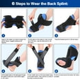 thumbnail image 4 of Plantar Fasciitis Night Splint - Achilles Tendonitis Night Splint Adjustable Foot Drop Boot for Both Feet, Foot Brace Effective Relief from Plantar Fasciitis Pain, 4 of 8