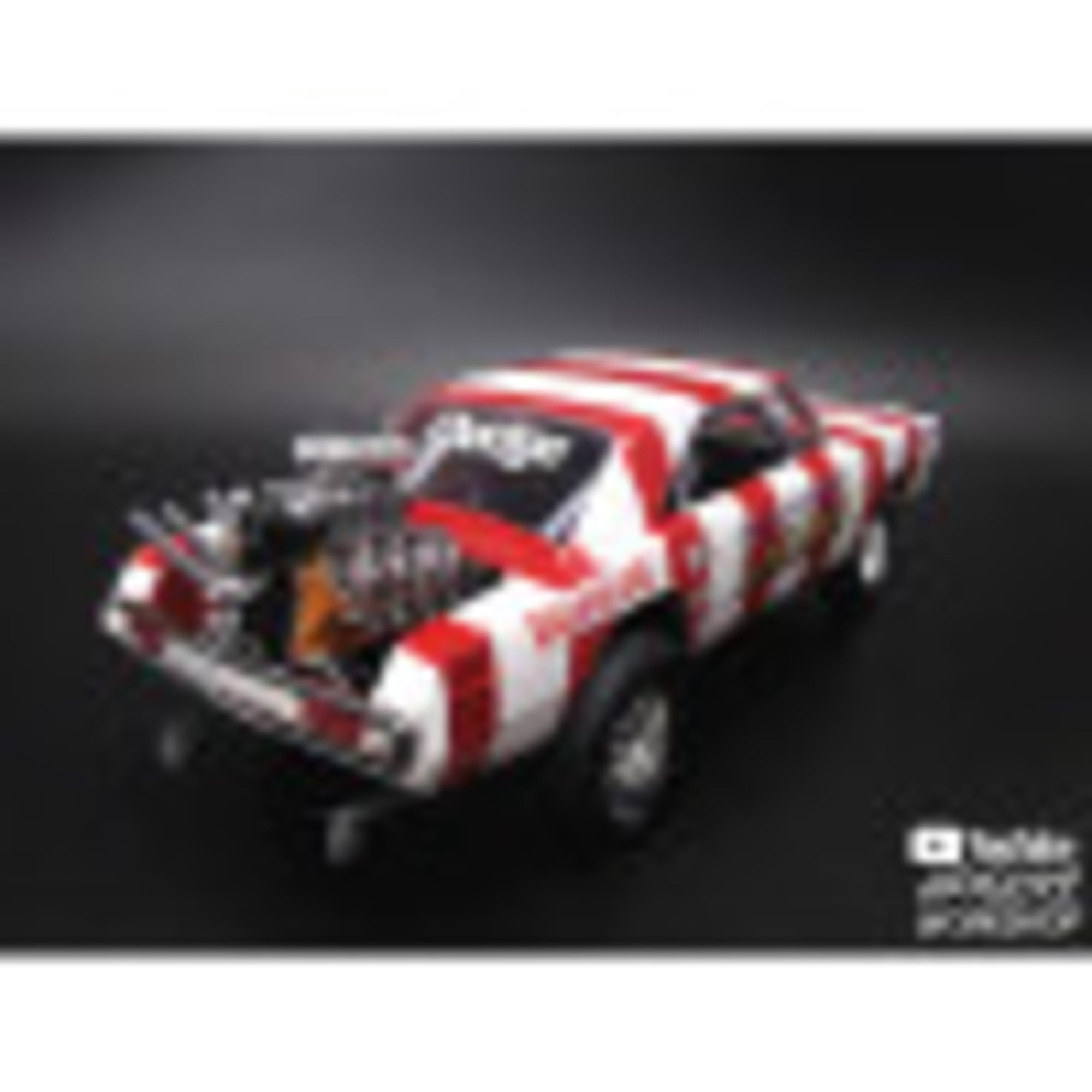 L.A. Dart Wheelstander Classic Car 1:25 Scale Model Kit, 68+ Parts
