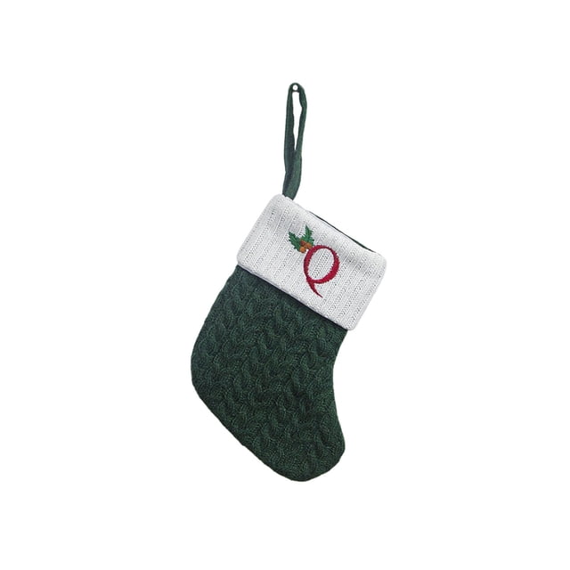 RKSTN Christmas Stockings Christmas Large Letters Christmas Stockings Cute Striped Christmas Tree Pendant Holiday Decorations Mini Christmas Stockings