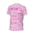 thumbnail image 6 of Wukai Best Mom ever Print Men's Short-Sleeved Mesh T-Shirt,Quick-Dry Short Sleeve Workout T-Shirt-X-Large, 6 of 8