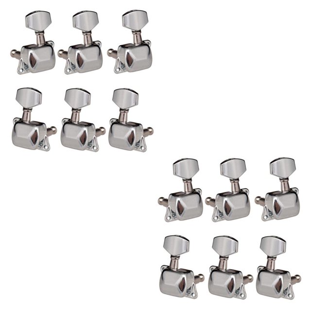 Matsuzay 6 piezas clavijas de afinación de guitarra electrónica guitarras 6 cuerdas sintonizadores perillas instrumento de cuerda piezas de repuesto 3 Type1 NO1 Matsuzay CBP232497
