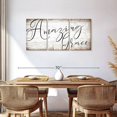 thumbnail image 3 of Elephant Stock Amazing Grace Typography Wall Art - Horizontal Multi Panel Canvas - Living Room Wall Decor - Inspirational And Typography Multi Panel - Black And Brown Decor - 56" x 27", 3 of 8
