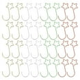 thumbnail image 1 of 80 ganchos en forma de estrella navideña., 1 of 3