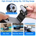 thumbnail image 6 of Car Phone Mount 360 Degree Rotation Universal Car Dashboard Phone Holder, Multi-use Spring Clip Car Phone Holder for iPhone, Samsung, Android 4 to 7 inch All Mobile Phones, 6 of 7