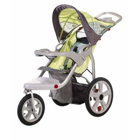 InStep Safari SwivelWheel Jogger - Single-Color:Green w/ Gray