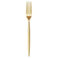 thumbnail image 2 of yingyy Fruit Fork Snack Cake Candy Mirror Surface Tableware Kitchen Gadgets Solid Toothpicks Party Accessories Gold Gold, 2 of 6