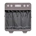 thumbnail image 2 of BBilaBu Checkered Oven Skirt for Farmhouse Kitchen Decor, Stove Cover Skirt with Ribbon Ties, Drill-Free Installation, 2 of 7