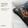 thumbnail image 4 of Cojin Diseño Botanico | Textura Delicada con Bordado Sedoso | 50x50 cm | Con Funda | Decoracion Hogar | Ideal para Sofá y Cama | Cojin de Algodón y Terciopelo | Cojines Decorativos Sala, 4 of 6