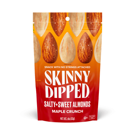 SkinnyDipped Maple Crunch Almonds, 4oz
