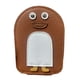 thumbnail image 1 of Cartera para tarjetas de crédito de PU, portátil, con cierre de cremallera y diseño de pingüino Marrón, 1 of 9