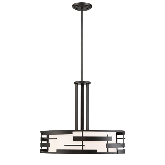 Nuvo Lighting - Lansing-3 Light Pendant in Traditional Style-21 Inches Wide by