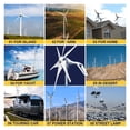 thumbnail image 5 of Wind Generator Portable 600W Alternative Energy Windmills Alternateur 12V 24V 48V Wind Turbine MPPT Controller Wind System ,Easy Installation, 5 of 5