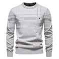 thumbnail image 5 of UVEASISHA Mens Lightweight Sweaters Soft Crewneck Knit Pullover Regular Fit Casual Knitted Jumper Tops 2025 Fall Thin Fashion Sweater Shirts Todays Sales Today Gray XL, 5 of 6