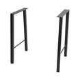 thumbnail image 5 of TC-Home 28" Industry Table Legs Set of 2 DIY Solid Iron Legs Baking Finish Black, 5 of 10