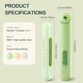 thumbnail image 2 of 1pcs，Automatic Needle Threaders Seam Ripper, Upgraded 3 in 1 Sewing Needle Threader Tool, Stretchable Quick Seam Rippers with Needle Storage for Hand Quilling, Embroidery Stitch Removal.-K,5in, 2 of 7