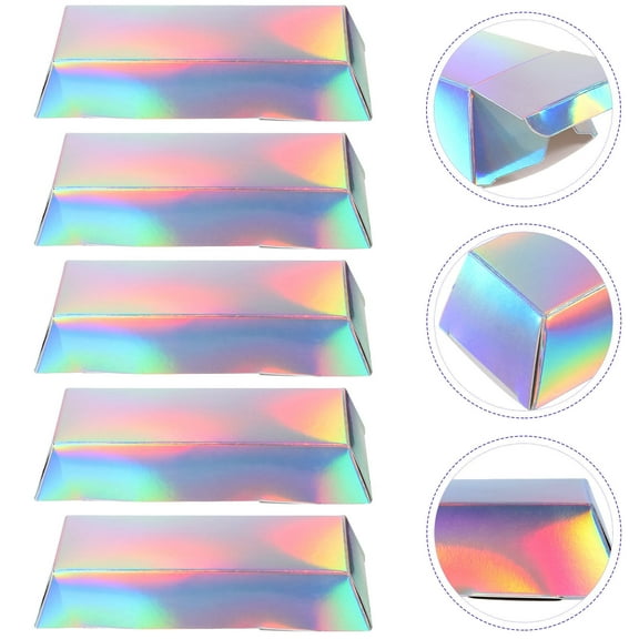 BESTYASH 24Pcs Multi Function Candy Boxes Brick Shape Paper Boxes for Cookie and Chocolate Storage