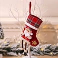 thumbnail image 2 of Moyic Muñeco de nieve, medias de Navidad, regalo de dibujos animados, embalaje, calcetines, colgador de árbol de Navidad, bolsa de regalo, colgante, Kits de decoración para fiestas Papá Noel Moyic HA068978-01, 2 of 6