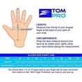 thumbnail image 5 of Tompro Extreme Grip Roll Finger Goalkeeper Goalie Gloves Giga Grip Adults, 5 of 5