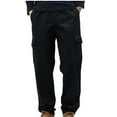 thumbnail image 5 of FDGIU Men's Thermal Jogger Sweatpants - Fleece Lined Winter Warm Pants with Pockets, Running Hiking Sports Pants, 5 of 5