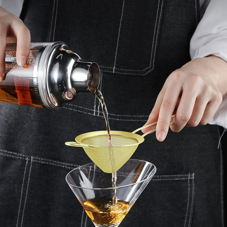 Sun Fine Mesh Stainless Steel Conical Strainer Cocktail Bar Strainer Cone Strainer PH