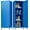 Navy Blue,59.06"H, variant on Metal Locker Storage Cabinets 59.06"H Navy Blue Locking File Cabinets Kitchen Food Pantry Cabinet with 2 Doors and Shelves for Dining Room, Living Room,Bathroom Office,Home,Garage, Gym, School
