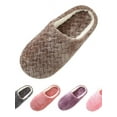 thumbnail image 3 of Soft Cotton Bedroom Slippers For Women, Closed Toe Indoor House Slippers with Non-Slip Sole, 3 of 4