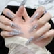 thumbnail image 2 of Nuevo estilo chino con armadura, estilo primaveral y veraniego, mariposa azul, puro deseo, estilo viento, lleno de manicura pura pintada a mano, 2 of 5