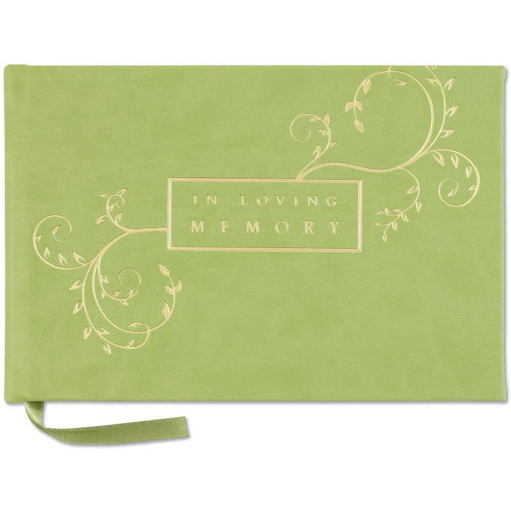 In Loving Memory Funeral Guest Book (Memorial Book)