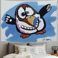 thumbnail image 2 of Orinice Cartoon Character Tapestry Wall Hanging Unique Style Graphic Tapestries for Home Wall Decor Art Living Room Bedroom Dorm Farmhouse Apartment 40x60inch, 2 of 6