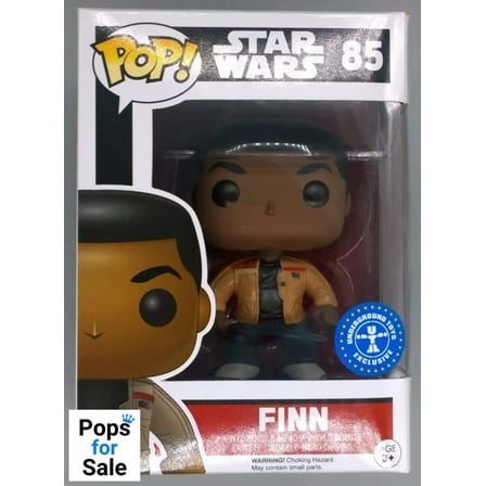 85 Finn (w/ Lightsaber) Star Wars The Force Awakens Funko POP - Brand New