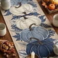 thumbnail image 6 of Sm:)e Blue Pumpkin Fall Table Runner 13x72 Inch, Thanksgiving Decorations for Kitchen Dinning Home Party, 6 of 9