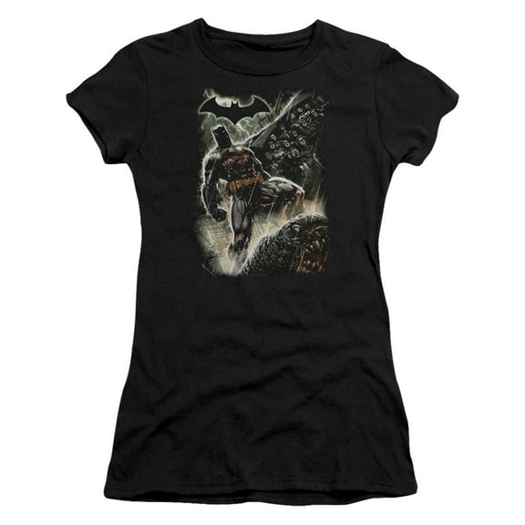 Batman Family S/S Junior Women's T-Shirt Sheer Black