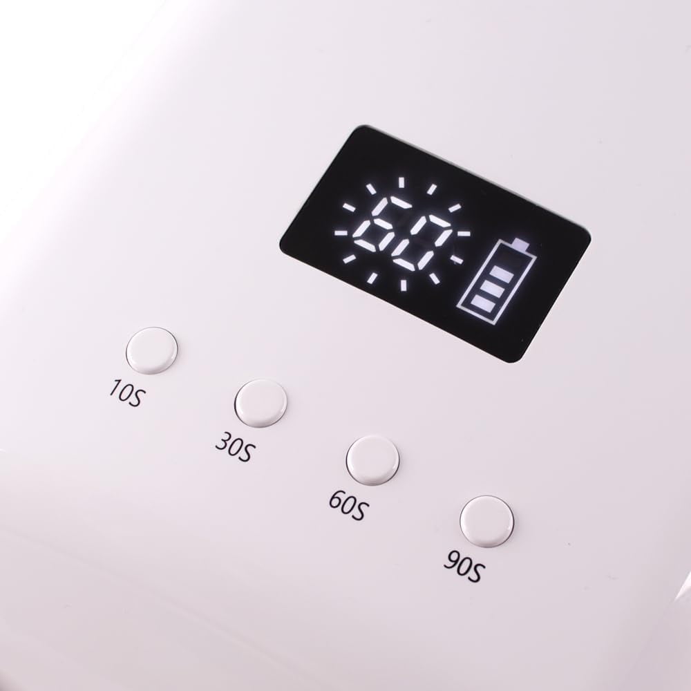 White Rechargeable UV LED Nail Lamp Professional Wireless 86w Ultra Performance Nail Machine