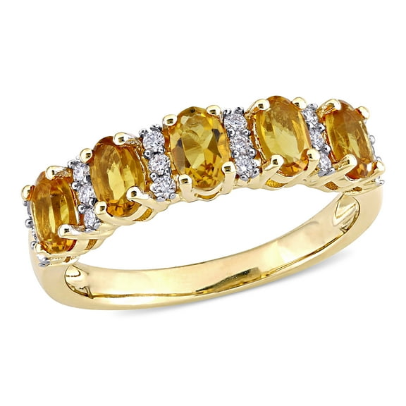 Everly Women's Citrine 14k Yellow Gold Ring