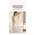 thumbnail image 6 of No Vacuum Closet Storage Bags, Transparent Large Capacity Foldable Zip Seal Space Saving Organizer, Storage Pouches for Clothes Bedding Blankets, L, 6 of 10