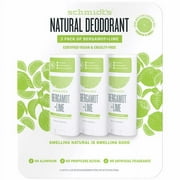 Schmidt's Natural Deodorant Bergamot + Lime 3-pack 3.25 oz (92g) Each