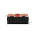 thumbnail image 2 of Pimpernel Union Jack Coasters S/6 4.25" Sq, 2 of 4