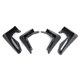 thumbnail image 2 of 4 unids/set guardabarros de coche rueda ceja guardabarros Protector accesorios aptos para 5 Series 17, 2 of 8