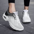 thumbnail image 7 of Rotm Women Footwear Women Walking Shoes Ladies Running Sneakers Breathable Mesh Sports Shoes Casual Lightweight Gym Lace up Sneakers I,6.5, 7 of 7